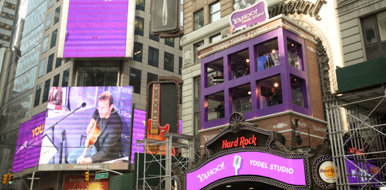 yahoo studio experiential marketing image